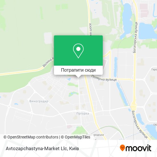 Карта Avtozapchastyna-Market Llc