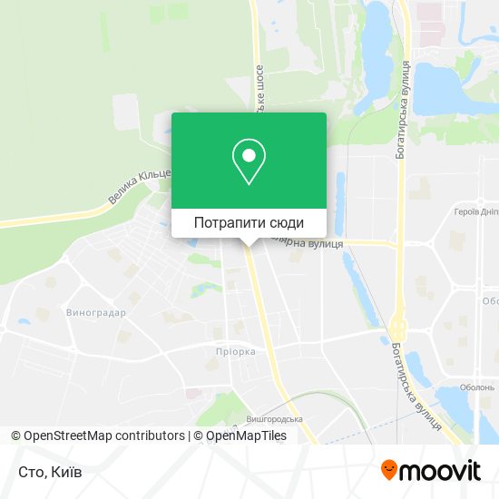 Карта Сто