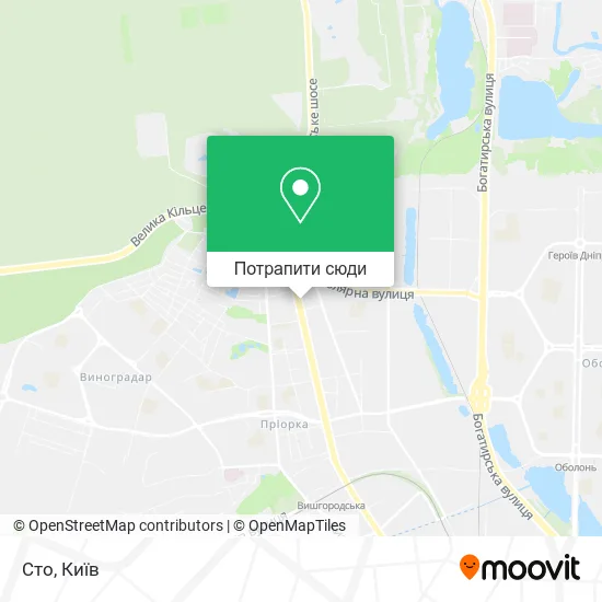 Карта Сто