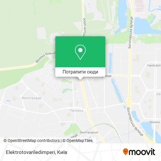 Карта Elektrotovariledimperi