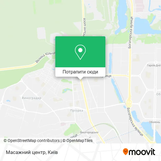 Карта Масажний центр