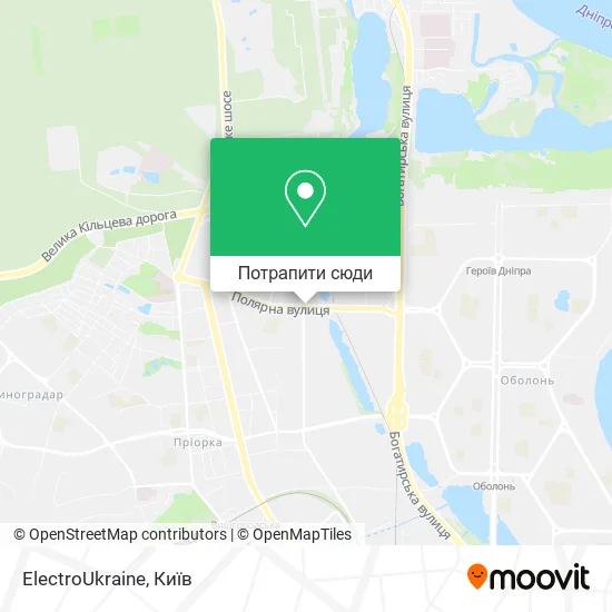 Карта ElectroUkraine