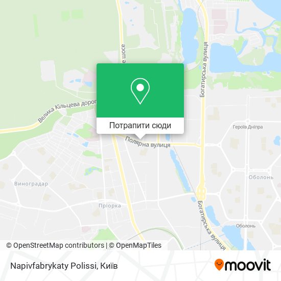 Карта Napivfabrykaty Polissi