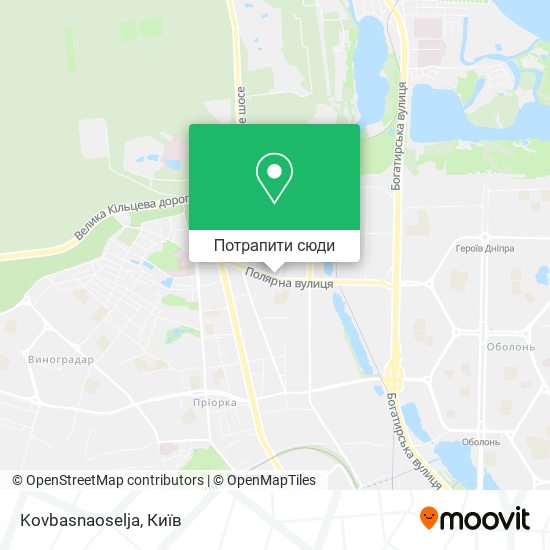 Карта Kovbasnaoselja