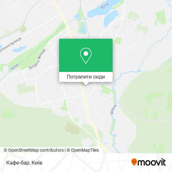 Карта Кафе-бар