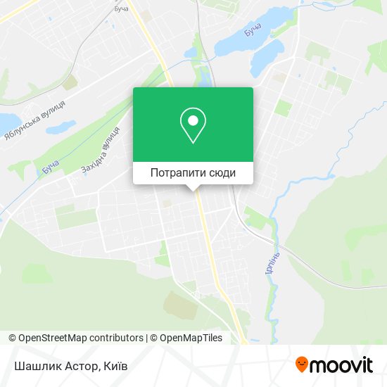 Карта Шашлик Астор