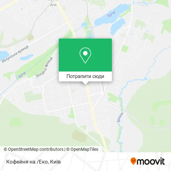 Карта Кофейня на /Еко