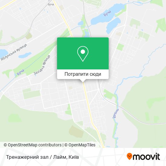 Карта Тренажерний зал / Лайм