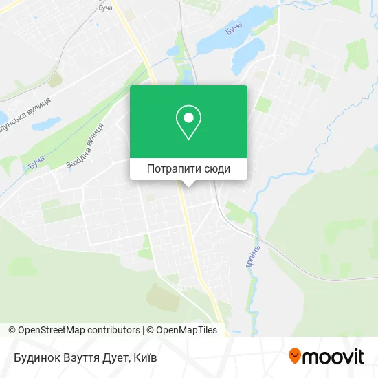 Карта Будинок Взуття Дует