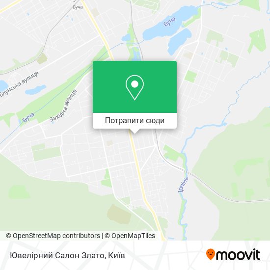 Карта Ювелірний Салон Злато