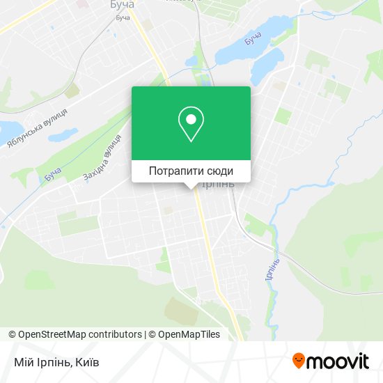 Карта Мій Ірпінь