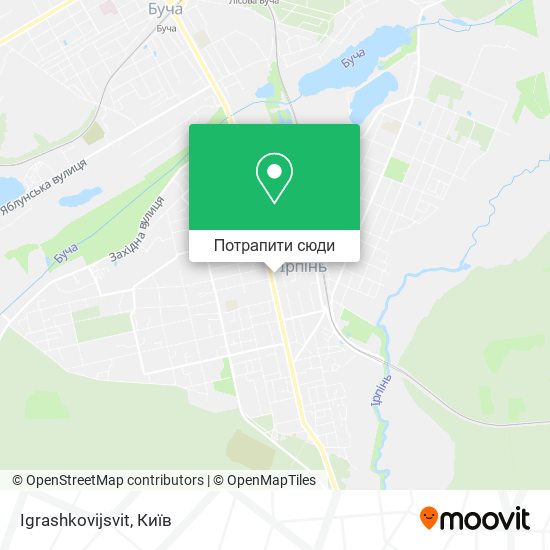 Карта Igrashkovijsvit