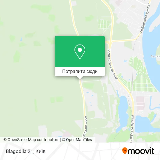 Карта Blagodiia 21