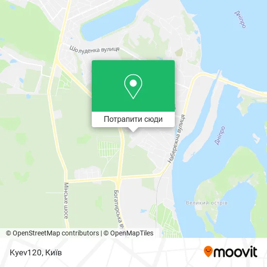 Карта Kyev120
