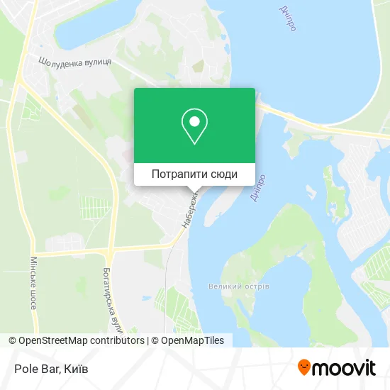 Карта Pole Bar