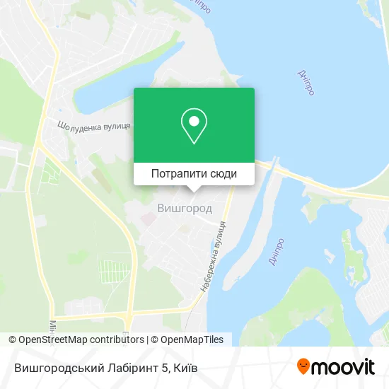 Карта Вишгородський Лабіринт 5