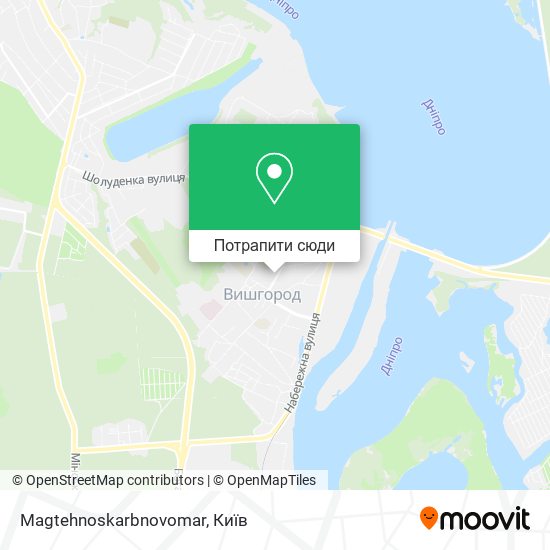 Карта Magtehnoskarbnovomar