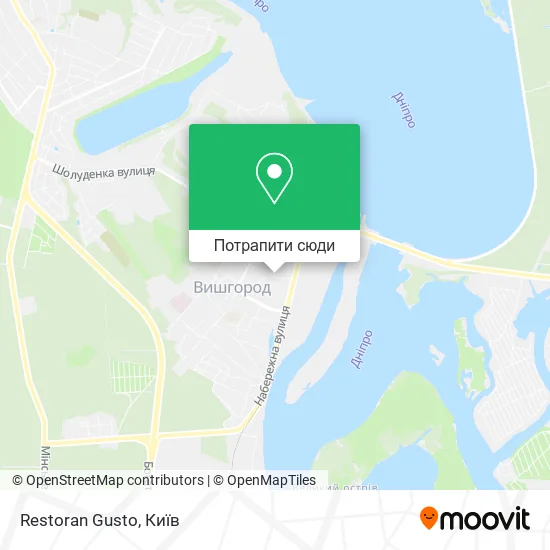 Карта Restoran Gusto