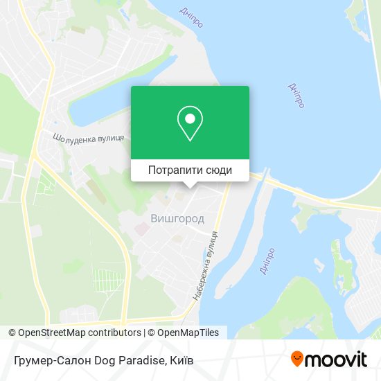Карта Грумер-Салон Dog Paradise
