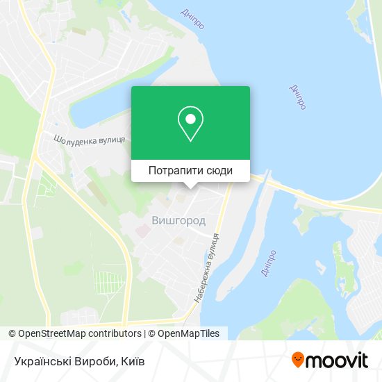 Карта Українські Вироби
