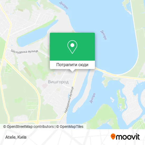 Карта Atele