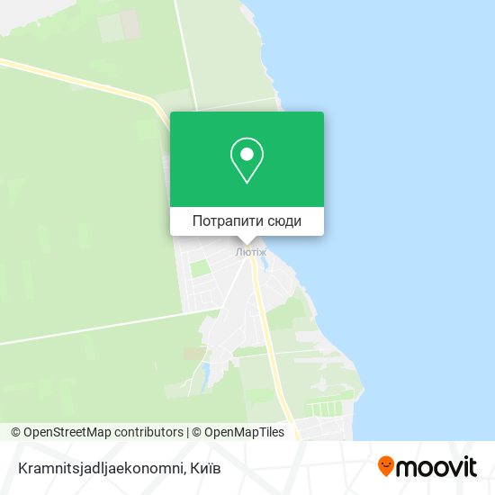 Карта Kramnitsjadljaekonomni