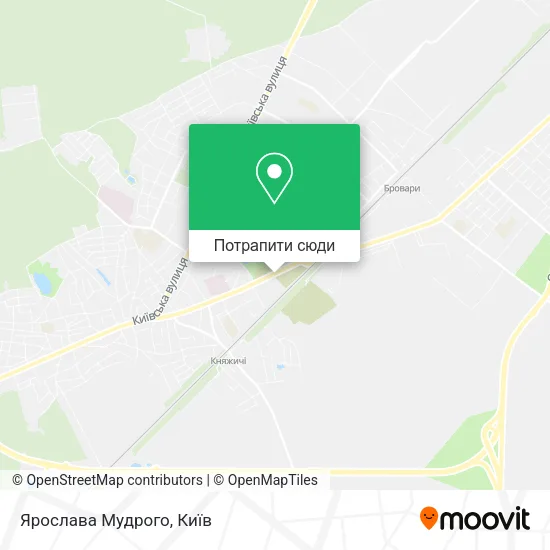 Карта Ярослава Мудрого