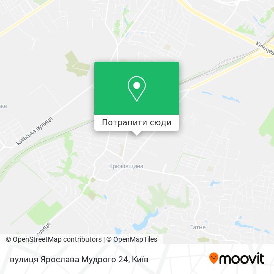 Карта вулиця Ярослава Мудрого 24