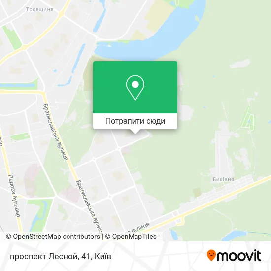 Карта проспект Лесной, 41
