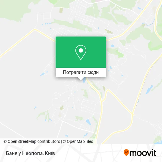 Карта Баня у Неопопа