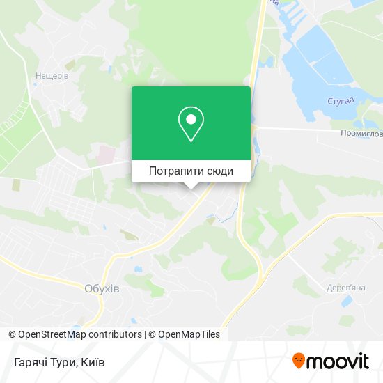 Карта Гарячі Тури