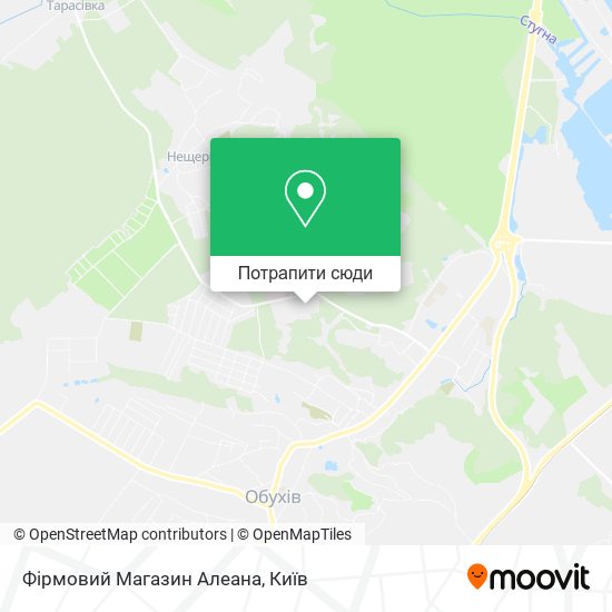 Карта Фірмовий Магазин Алеана