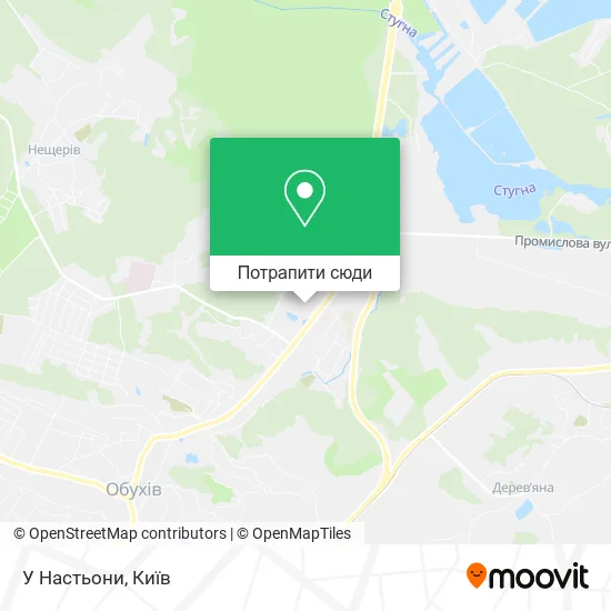 Карта У Настьони