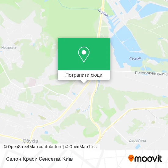 Карта Салон Краси Сенсетів