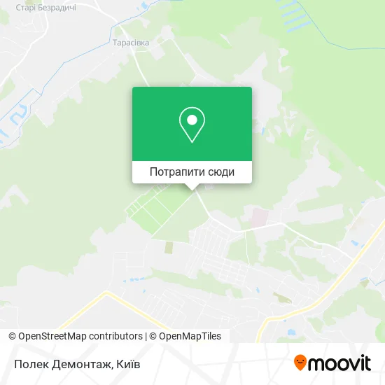 Карта Полек Демонтаж