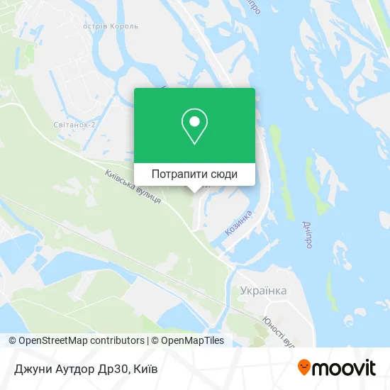 Карта Джуни Аутдор Др30