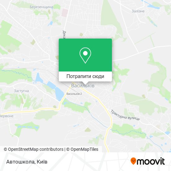 Карта Автошкола