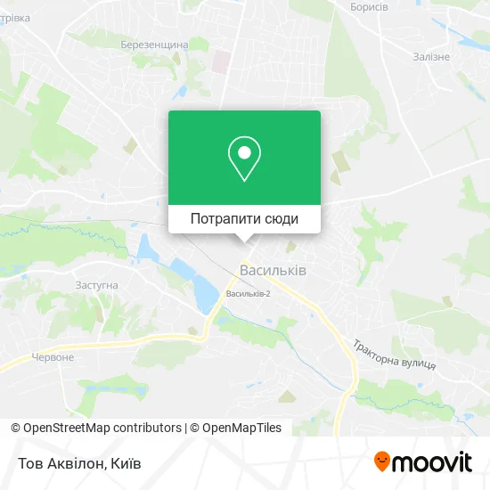 Карта Тов Аквілон