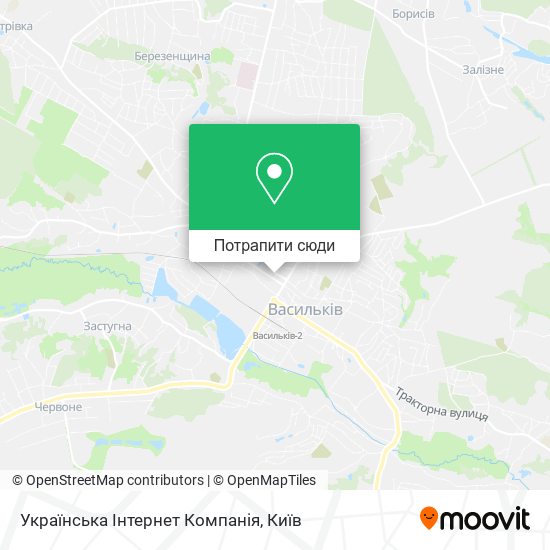Карта Українська Інтернет Компанія