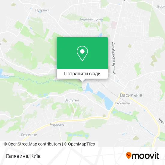 Карта Галявина