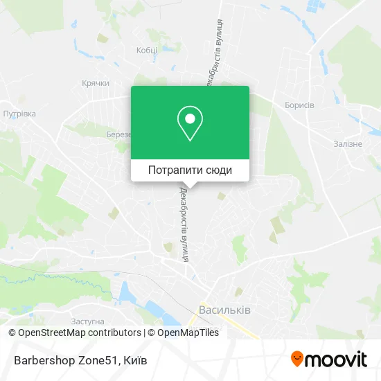Карта Barbershop Zone51