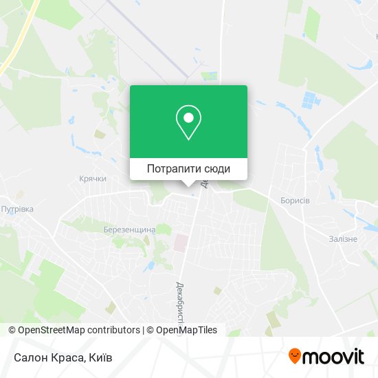 Карта Салон Краса