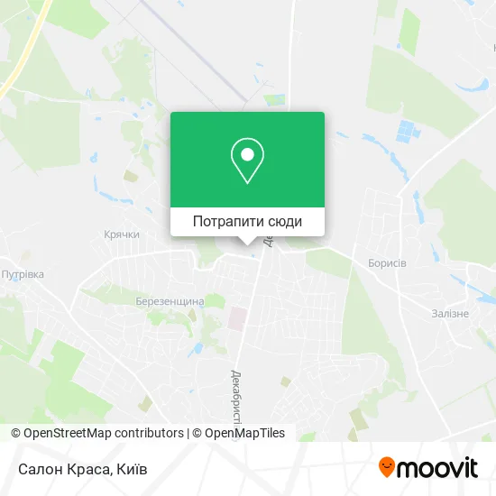 Карта Салон Краса