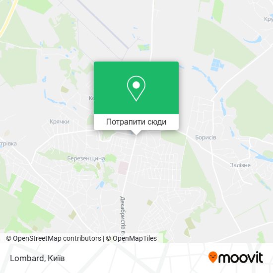 Карта Lombard