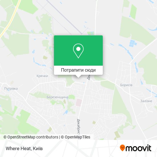 Карта Where Heat