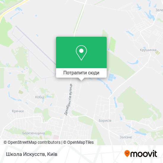 Карта Школа Искусств