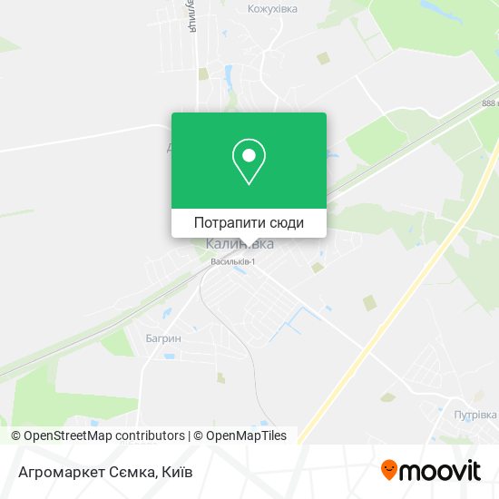Карта Агромаркет Сємка