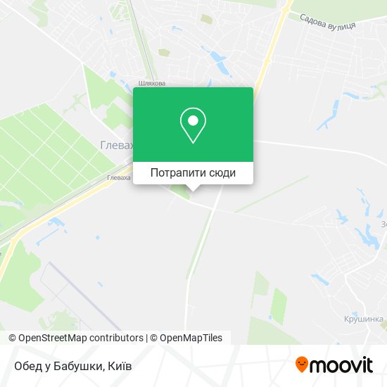Карта Обед у Бабушки