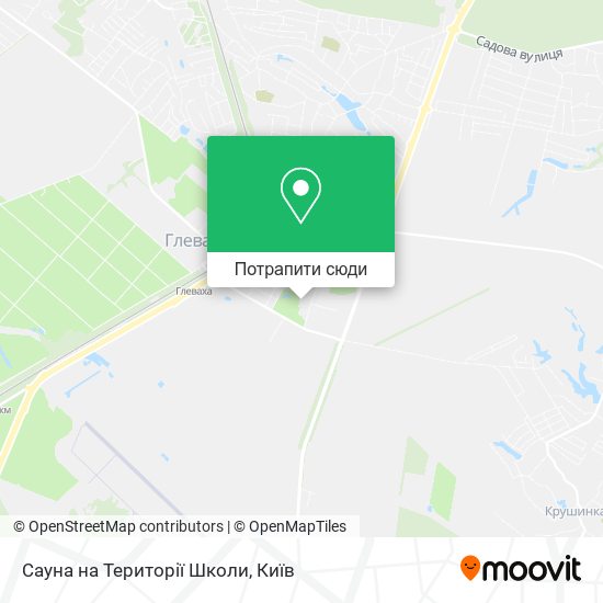 Карта Сауна на Території Школи