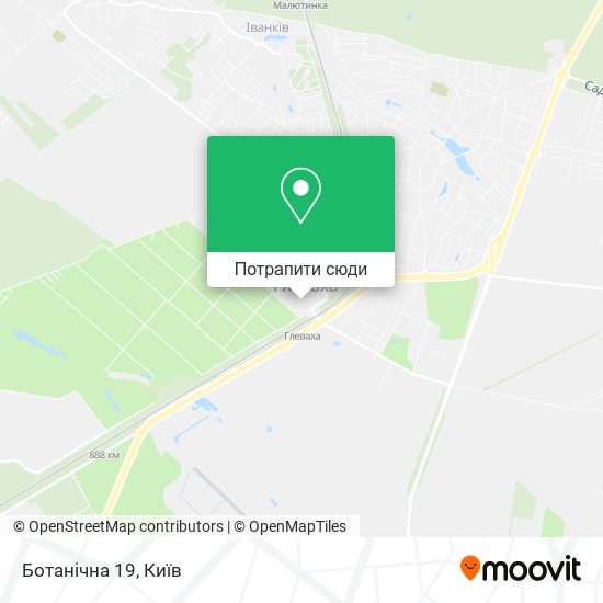 Карта Ботанiчна 19